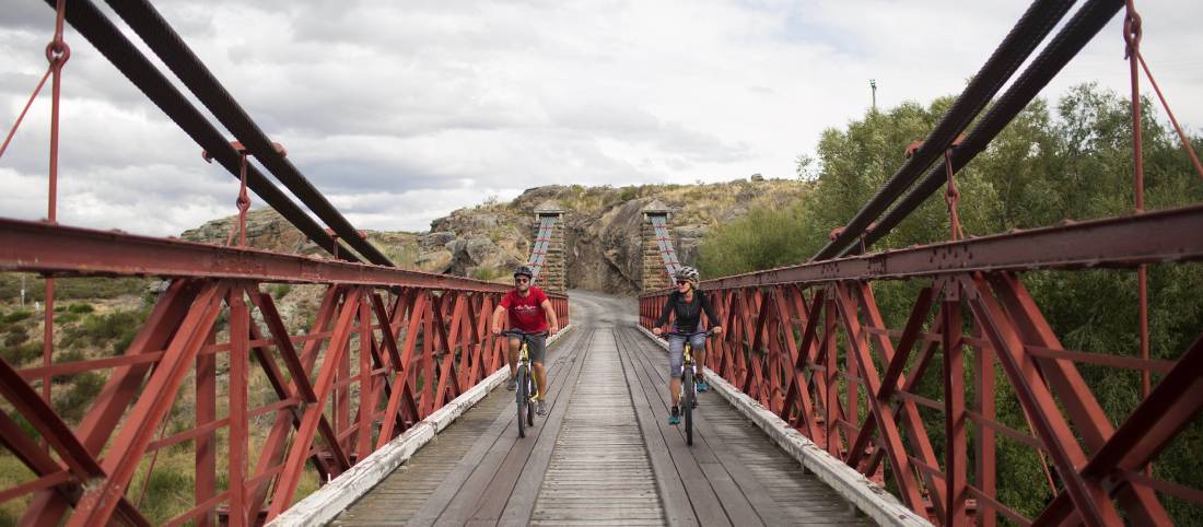 Crossing the Poolburn Viaduct, the highest bridge on the Otago Rail Trail | Tom Powell